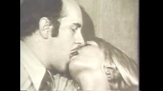 Rick Lutze's Vintage Black & White Interracial Scene With A Blonde Tiny-Tits Babe