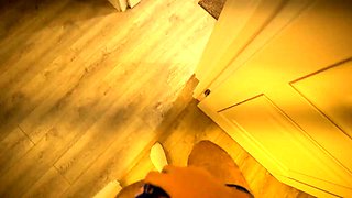 Creampie gift of fate - Stepmom stuck under the bed!