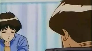 Anime strapon fuck threesome