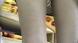 Extreme Low Angle Mini Skirt Girls