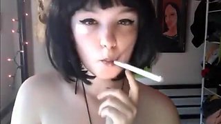 Fabulous homemade Solo Girl, Smoking porn video