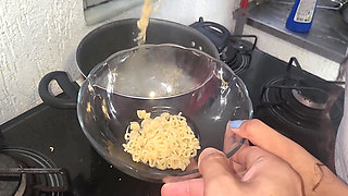 Satisfying My Hunger with Piss-seasoned Ramen Noodles 03/04/2024