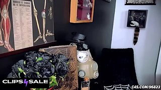 Supergirl Cosplay MILF with Huge Tits Mesmerized & Embarrassed Solo Masturbation