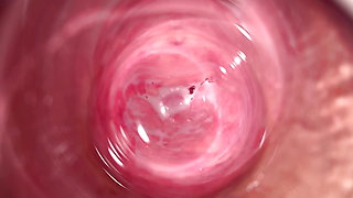 Dirty Talk and Camera deep inside Mia's teen creamy pussy