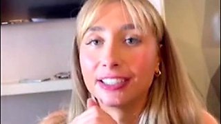 Hot leggy babe amazing POV video