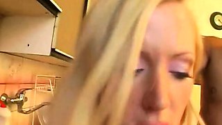 Blonde Dutch Babe Kitchen Fuck Rough Hard Sex