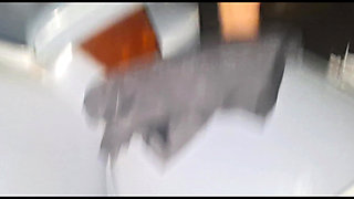 Cuckold Takes Wife in the Porn Cinema Gets Cumshots From Strangers!