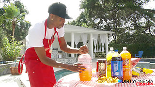 Cookout becomes wild ebony orgy