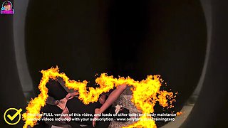 Newbie Butt Slave Gets Humiliated in Bathroom Femdom Scene