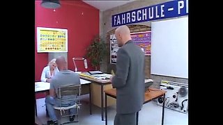 Big Dick German Secretary Donna Lucia Sucks Two Giant Cocks in Office