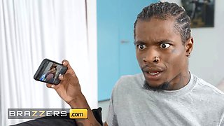 Brazzers - Skylar Snow gets spit roasted by her sonnie and his acquaintance, then gets sperm on her face and ass