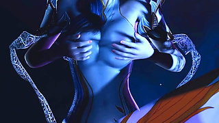 Goddess of the Pixel Realm: Curves Unchained - 3D Animation Hentai
