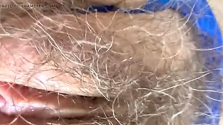 Close Up Cunnilingus with Grandma