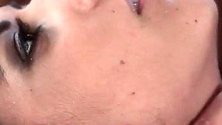 Busty Brunette MILF Gets Pounded and Cum Covered
