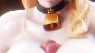 Hot Blonde Cowgirl 3D Animation - Ai Generated