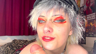 Fuck My Mouth and Pussy Stepbro? BJ Deepthroat and Riding
