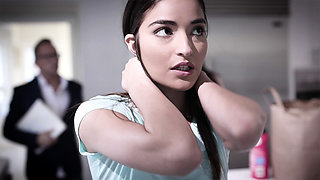 Petite Latina virgin teen rode stepuncle