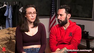 Dirty cop binds and ass fuck fucks evidence clerk
