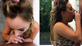 Sexy blonde classic babe hardcore passion