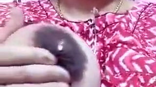Milky mom storing milk for husband