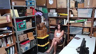 Busty secretary flashes her stepdad how much she likes