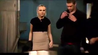 Two couples get arrested and thrown in a roleplaying foursome