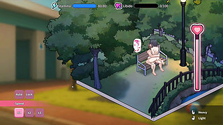 Hentai Game - Busty Police Woman Sex - Immoral Bathhouse