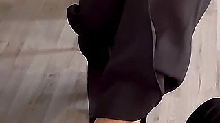 I Turned a Colleague of Mine with Pantyhose Into a Cock Sucking Slut!
