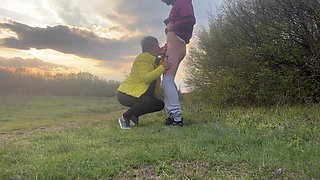 The Anal Granny Outdoors!!!