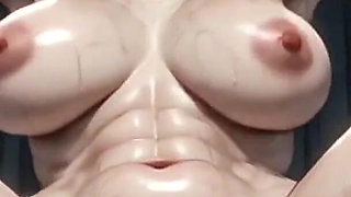 Granny in Dungeon Bondage - Hairy Pussy Desperate for Anal Creampie