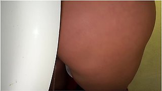Girl Pees In Public Toilet