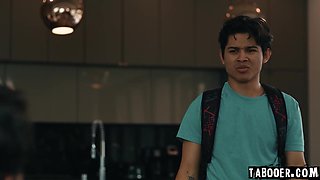 Stepdad Jay Cucks stepson Blake with GF