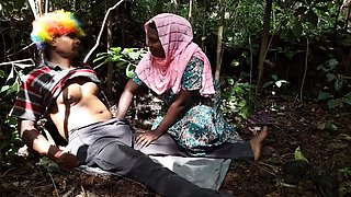 BBW Athena Outdoor Sex with Boyfriend - Romantic Village Fuck and Cum in Mouth
