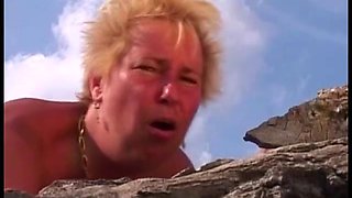 granny anal fucking outdoors