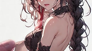 Anime cumshot compilation