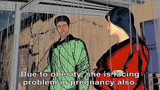 Broke the modesty of her pussy by fucking his wife