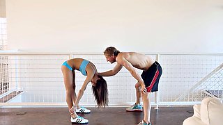Chloe Amours Steamy Yoga Session Sparks Hardcore Pounding