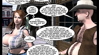 3D Comic. Six Gun Sisters. Episode 5