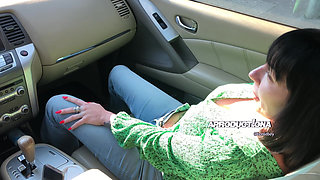 Jordan Squirting in My Car