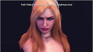 Tied Up Belly Inflation - Animation Preview