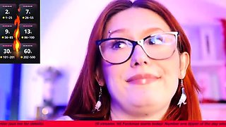 Blonde tight pussy babe solo toy fun in glamour masturbation
