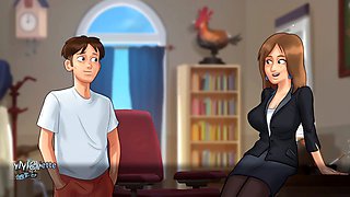 University, french teacher, summertime saga new