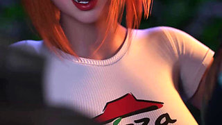 Sunset Rose 8 I Love This Pizza Sluts