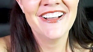 Mckayla Busty Curvy MILF Sloppy Deepthroat Greedy Cum Swallow!