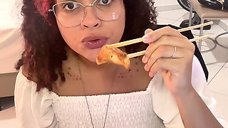 Eating Farting and Burping in the Hotel Room Bloated Belly