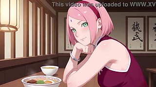 Sakura attempts Rectal with Naruto! Uncensored Naruto Manga porn AI-generated