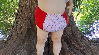 BBW Nurse Vicki Is Taking a Stroll in Her Hello Kitty Bathing Suit a Bikini! What Else Does She Do!