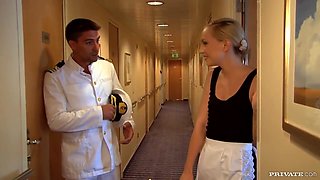 Pilot Fucks Blonde Housewife With Passion