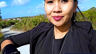 Public sex with big boobs Thai MILF slut