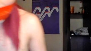 She sticks her fingers in it until she has a super orgasm